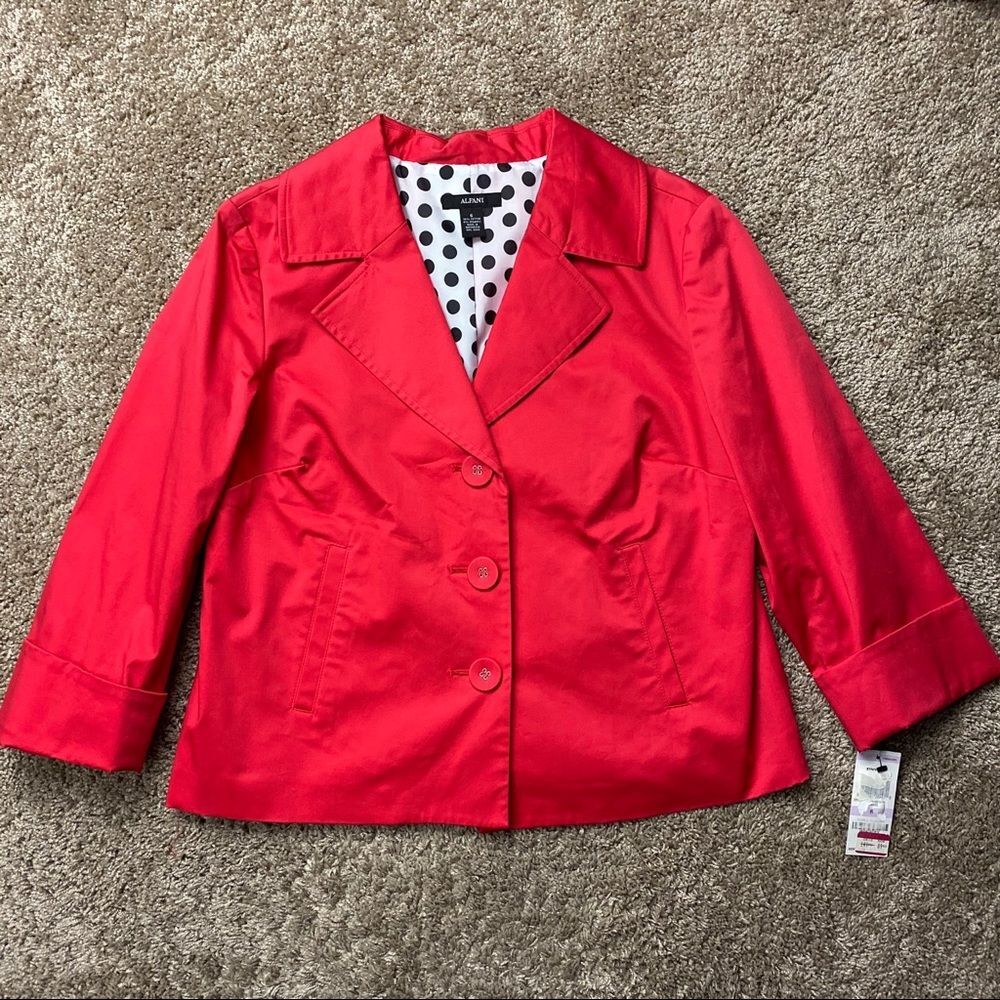 👚 Alfani Stockholm Cropped Blazer 6